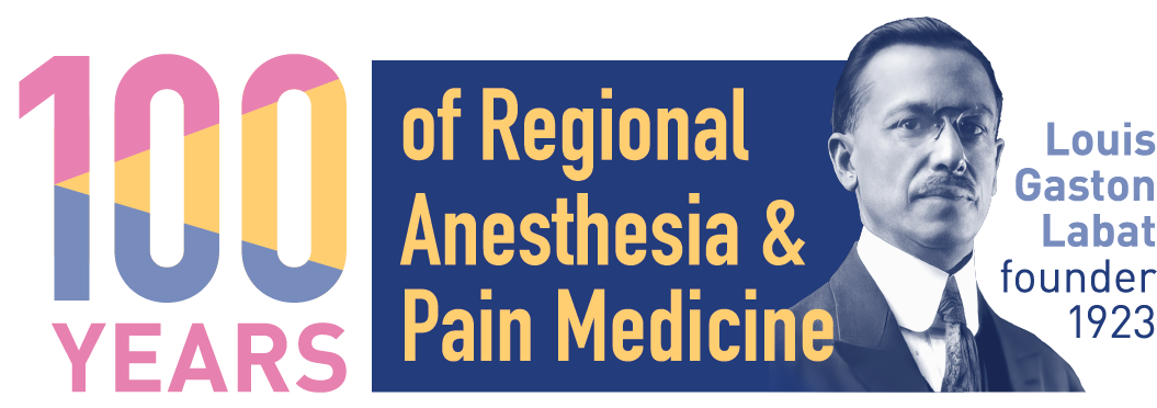 100 Years of Regional Anesthesia & Pain Medicine