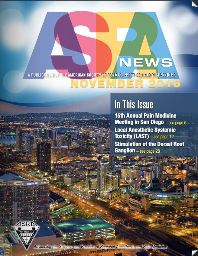 Nov 2016 ASRA News cover